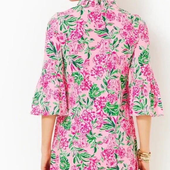 Lilly Pulitzer Hayes Dress in Conch Shell Pink Koala La La XL NWT - Picture 2 of 12